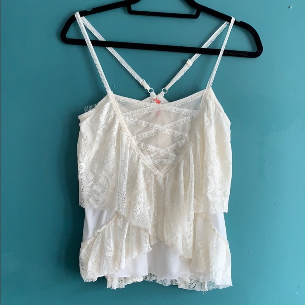 Free People Lace Top